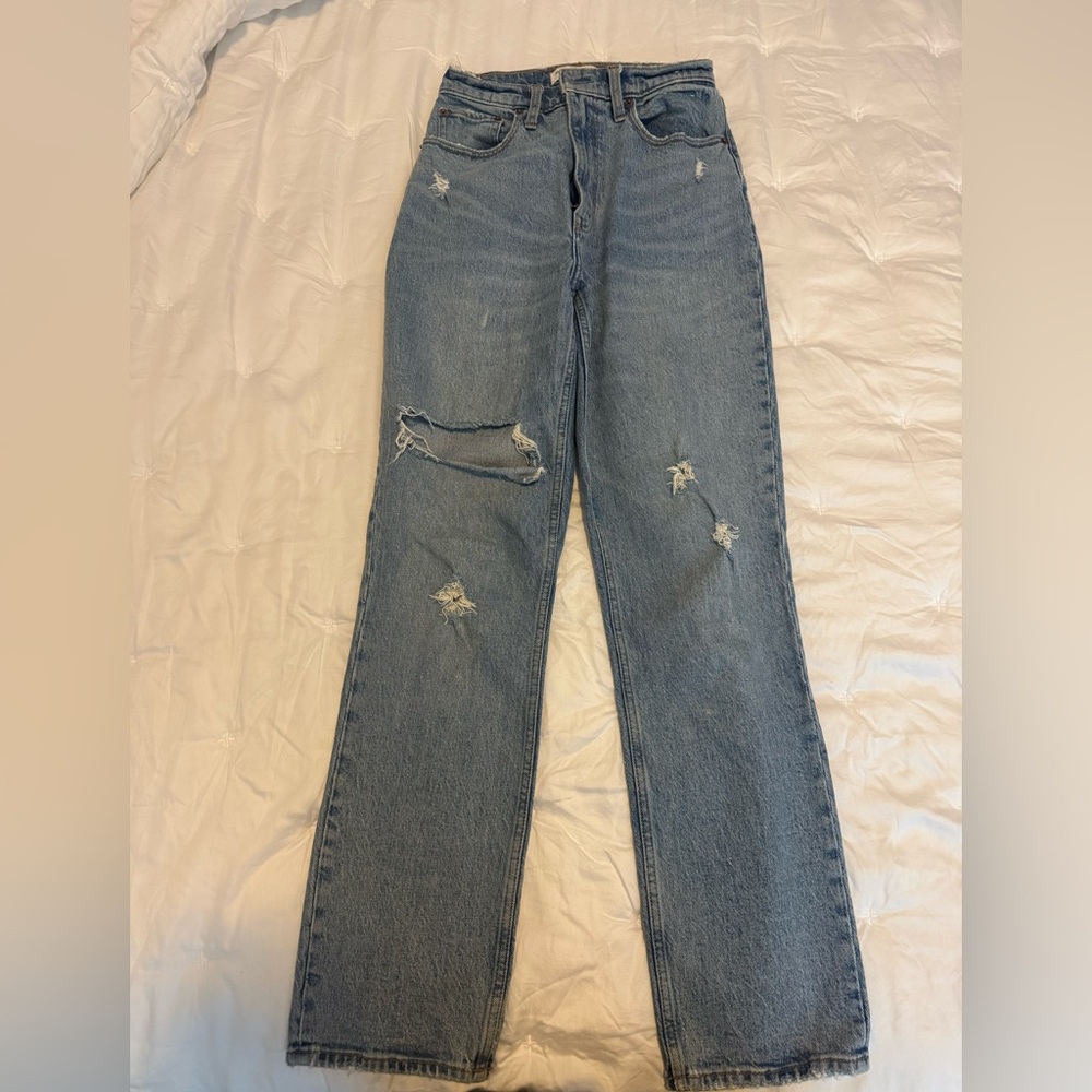 Abercrombie 90’s Straight Ultra High Rise Curve love